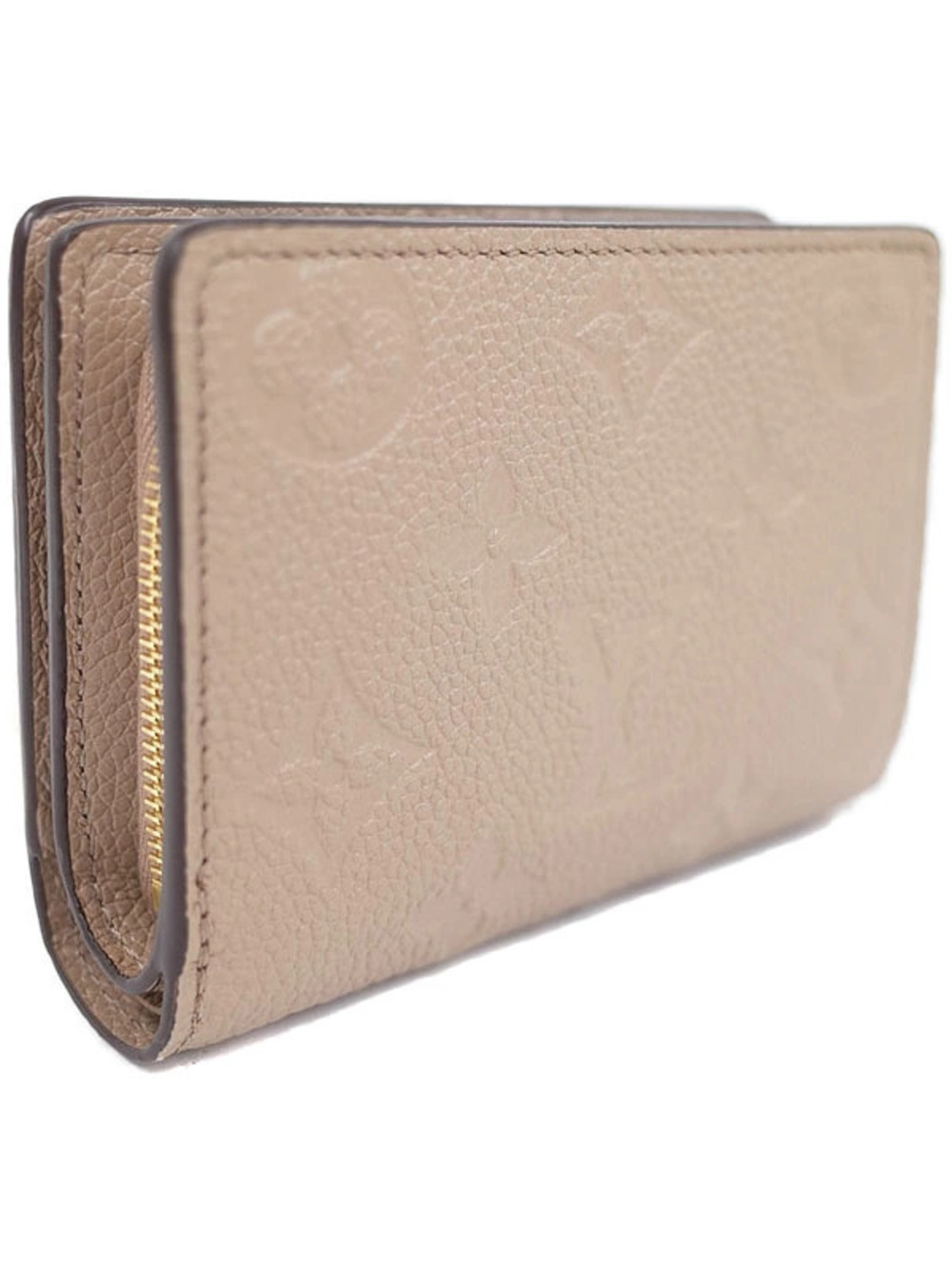 Louis Vuitton Wallet Short fold Bi Monogram Portefeuille Claire Empreinte Brown